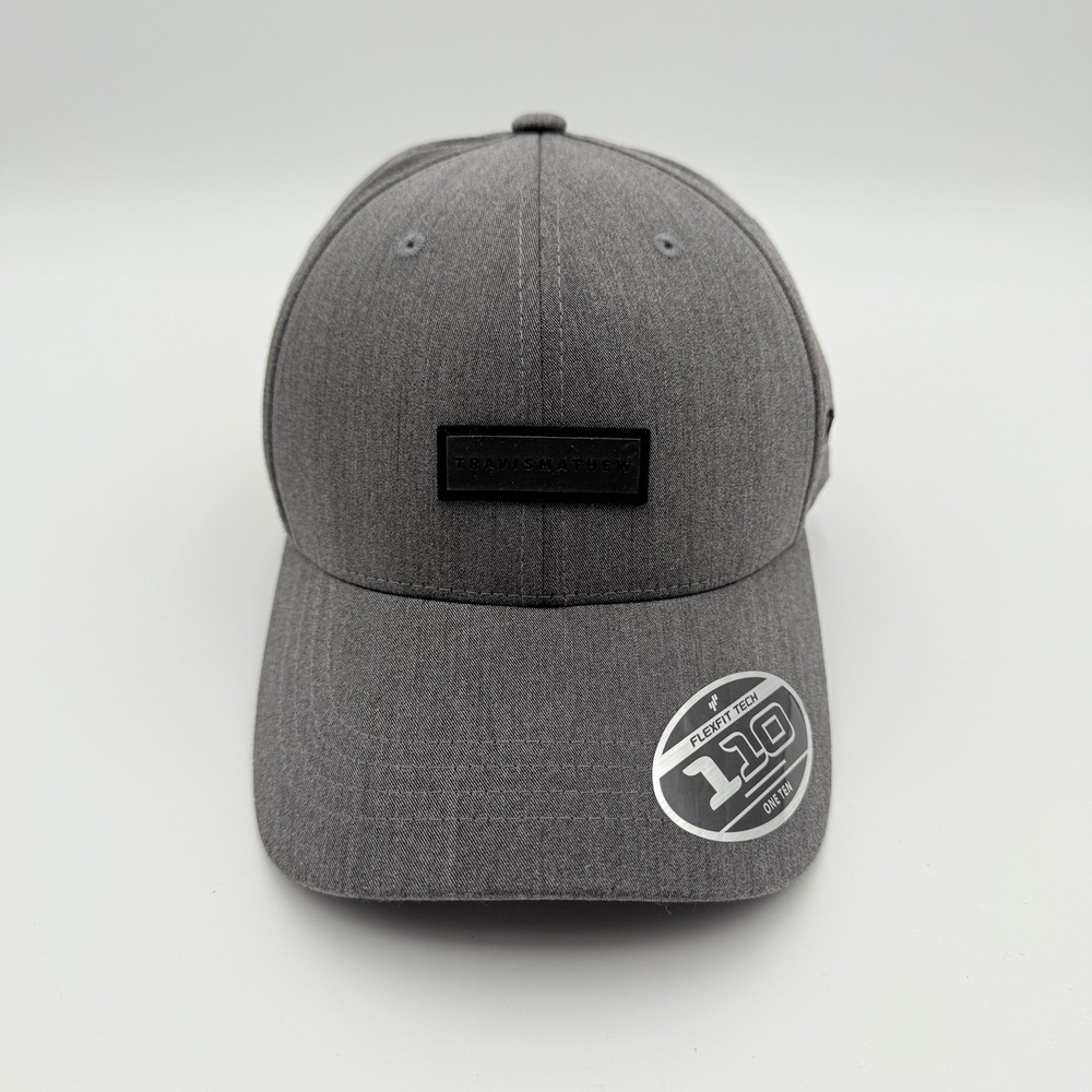 Travis Mathew Limitless Hat Unisex Gray Flexfit Adjustable Active Golf Cap NWOT